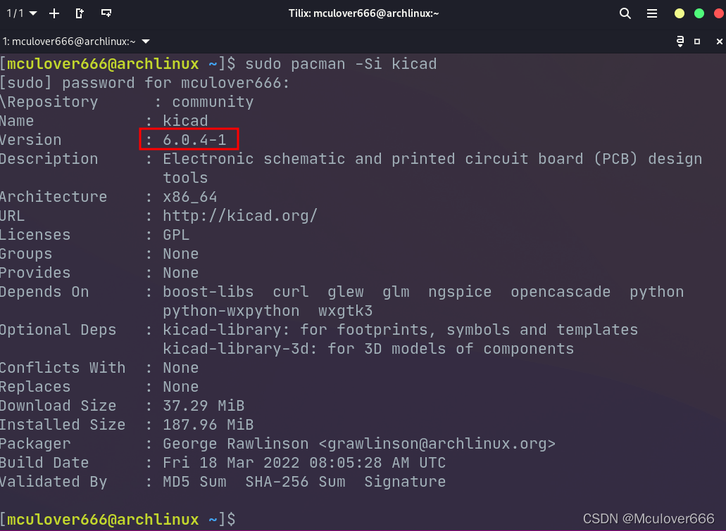 KiCad | Arch LInux安装KiCad 6.0及使用体验_商业_02