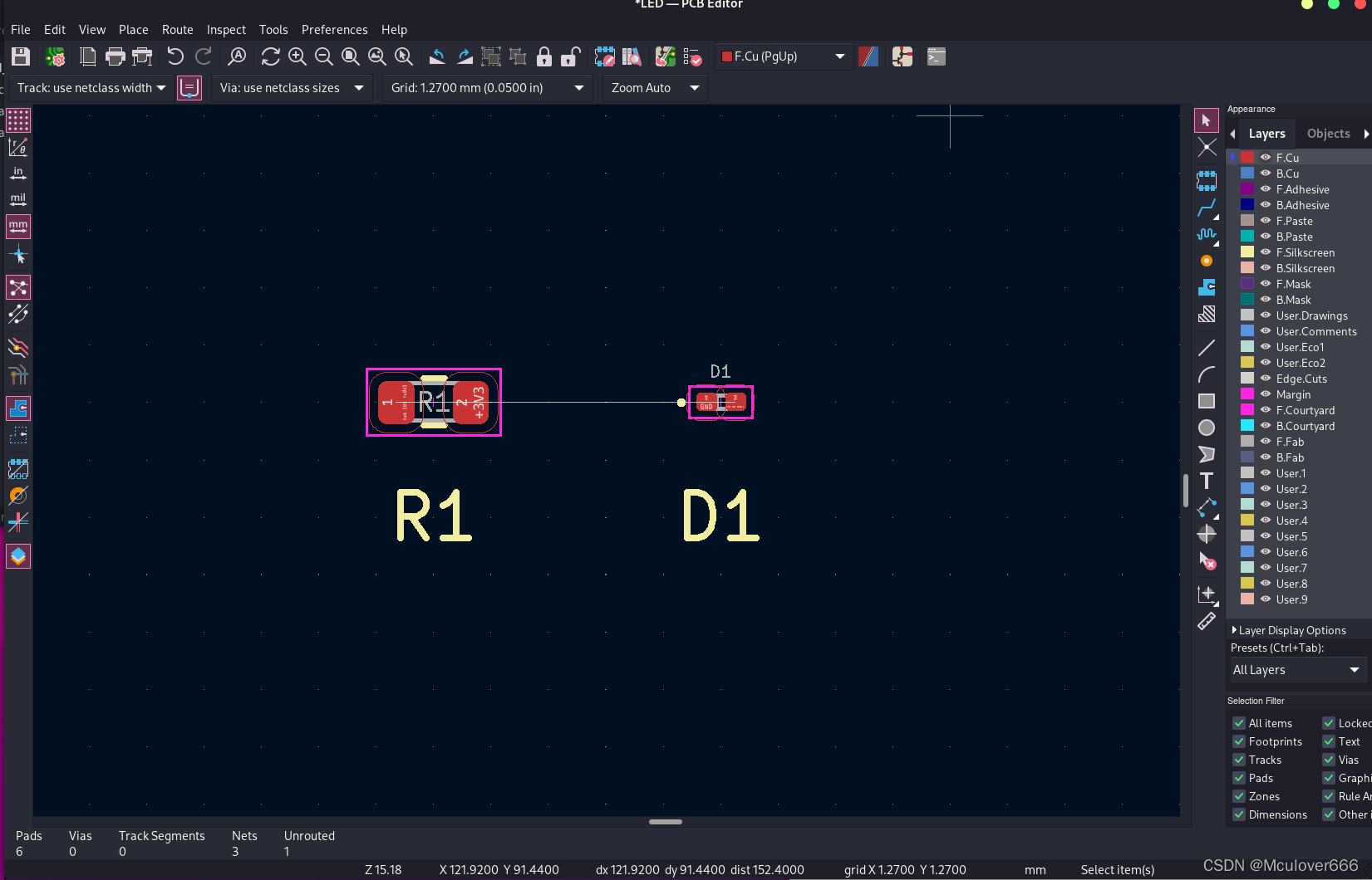 KiCad | Arch LInux安装KiCad 6.0及使用体验_原理图_10