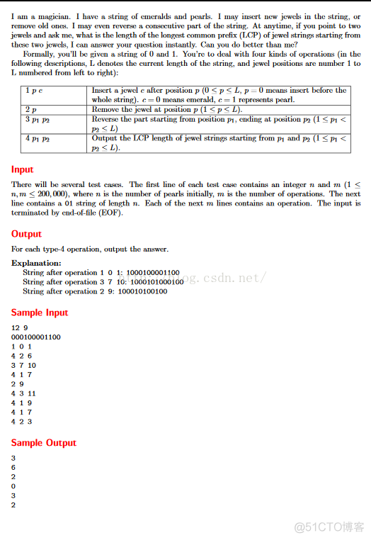 UVA 11996 Splay + LCP + Hash + 区间翻转 插入 删除_i++