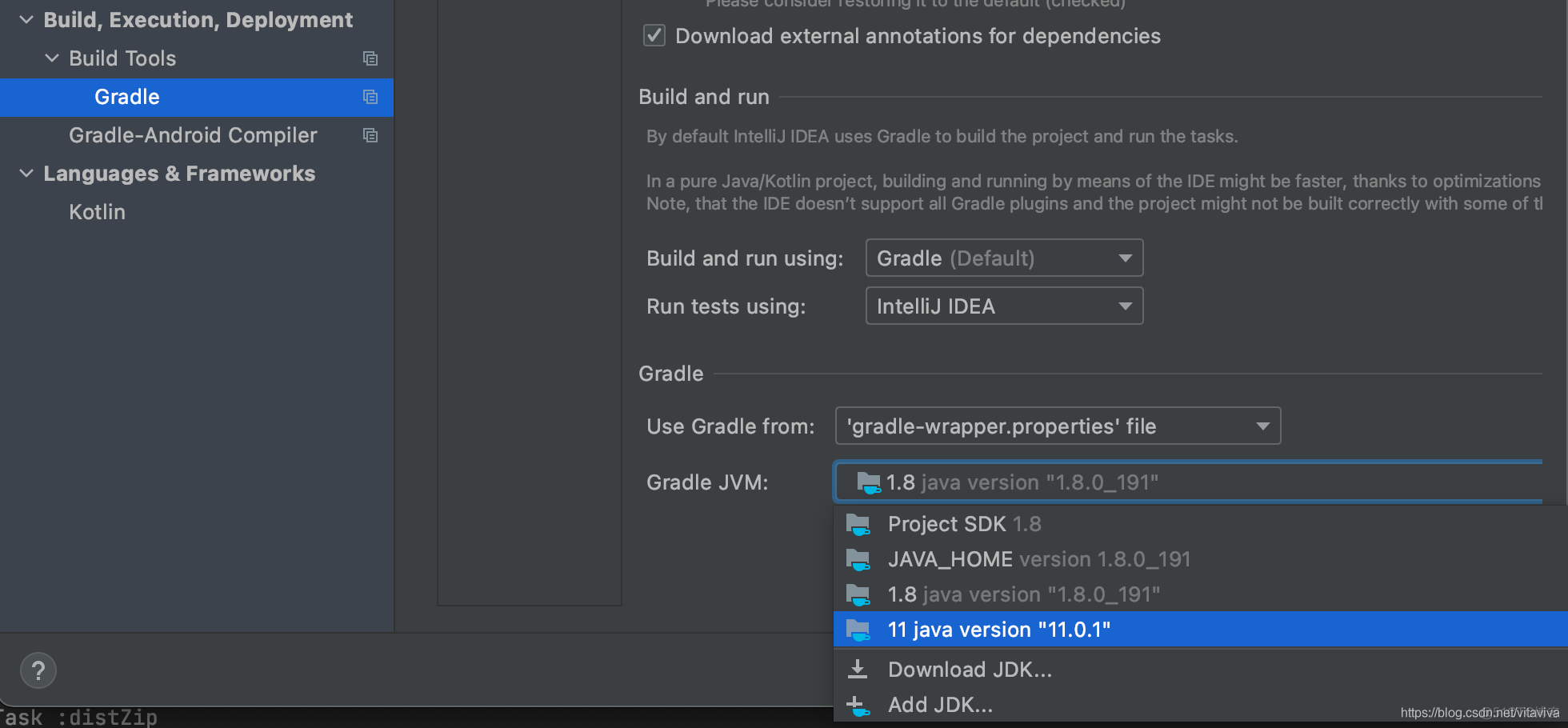 新建项目运行会报Gradle plugin requires Java 11 to run 问题_ide