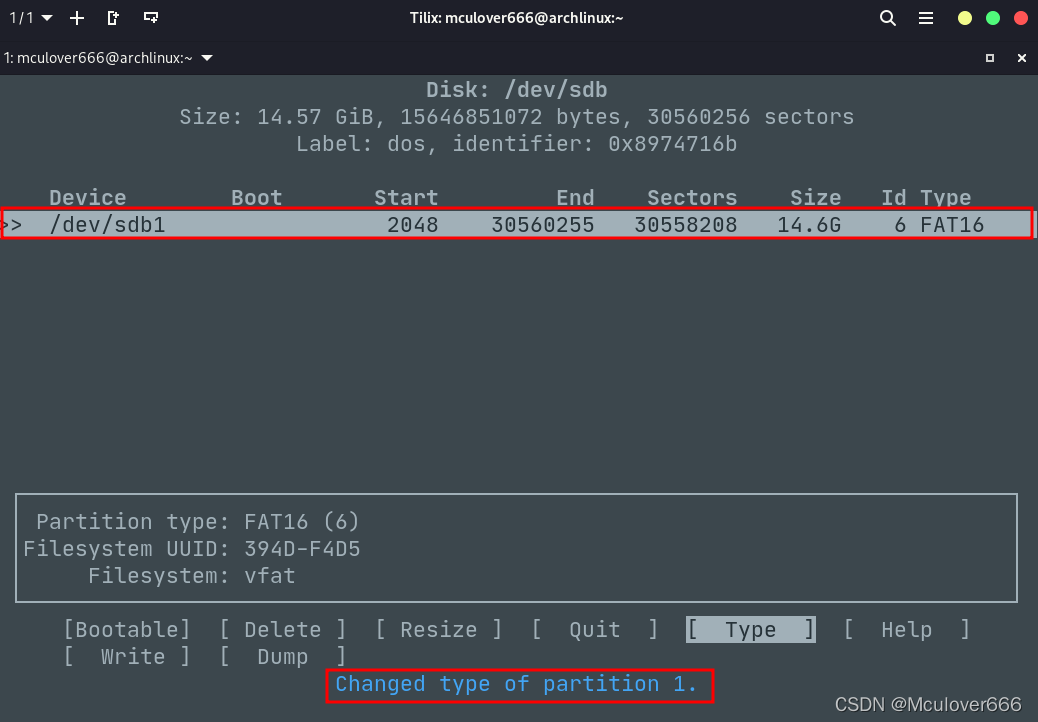 Cfdisk как пользоваться linux