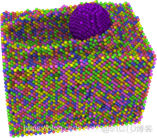lammps教程：磨屑原子Ovito后处理教程_lammps