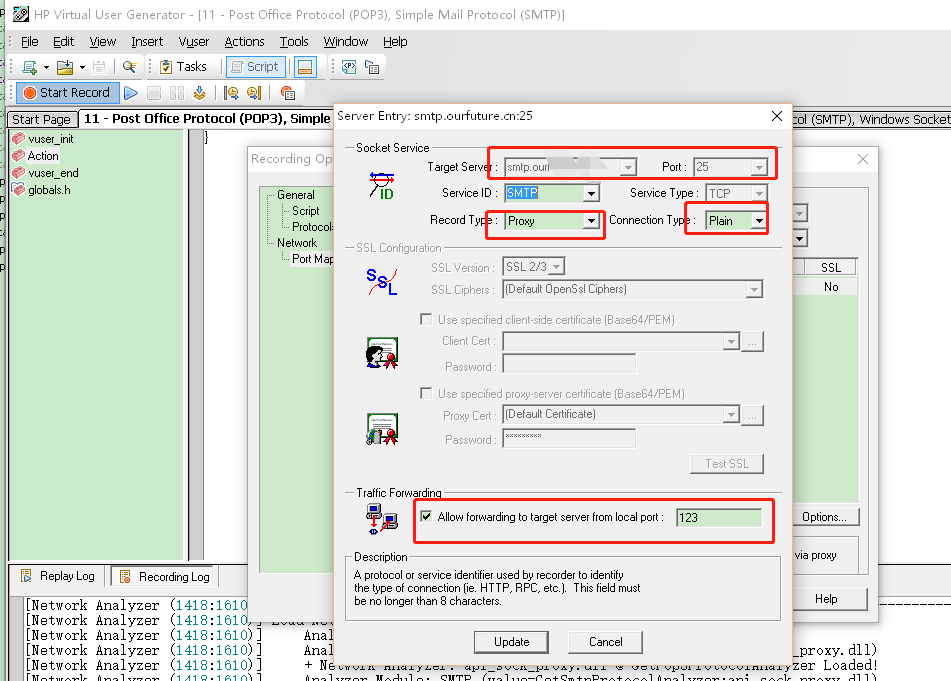 使用Loadrunner录制foxmail 发送邮件_发送邮件_03