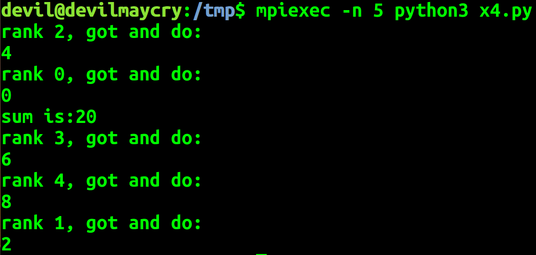 Python  高性能并行计算之   mpi4py_并行处理_06
