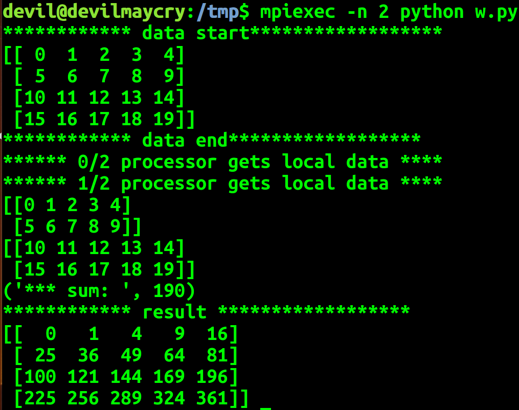 Python  高性能并行计算之   mpi4py_MPI  高性能并行计算_09