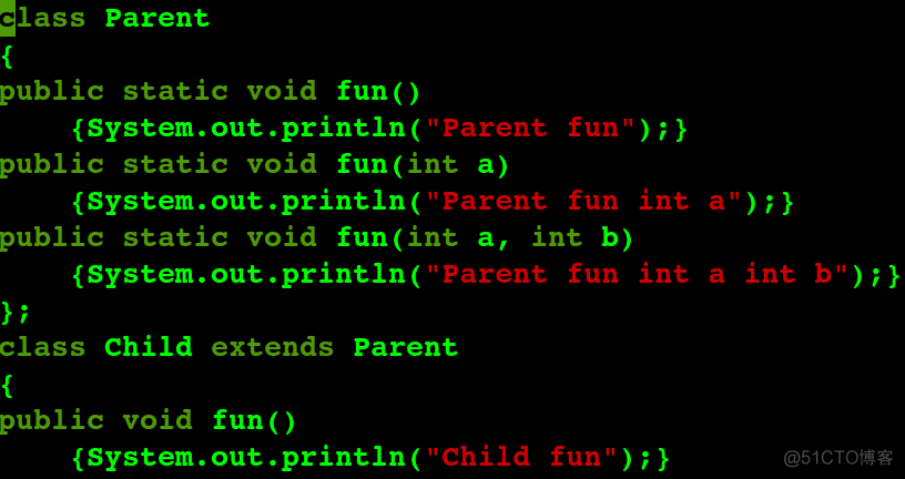 c++  　与　　java　　中的　继承_父类_09