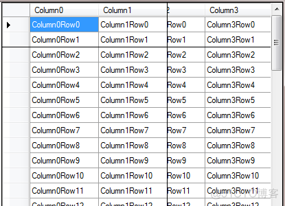 在DataGridView控件中实现冻结列分界线_控件开发_03