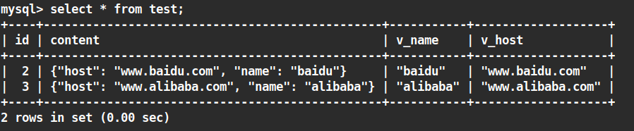 MySQL - Json 数据类型_Column_05