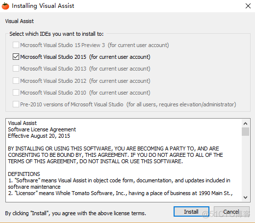 VS2015 Visual Assist X 破解版安装教程_Visual_02