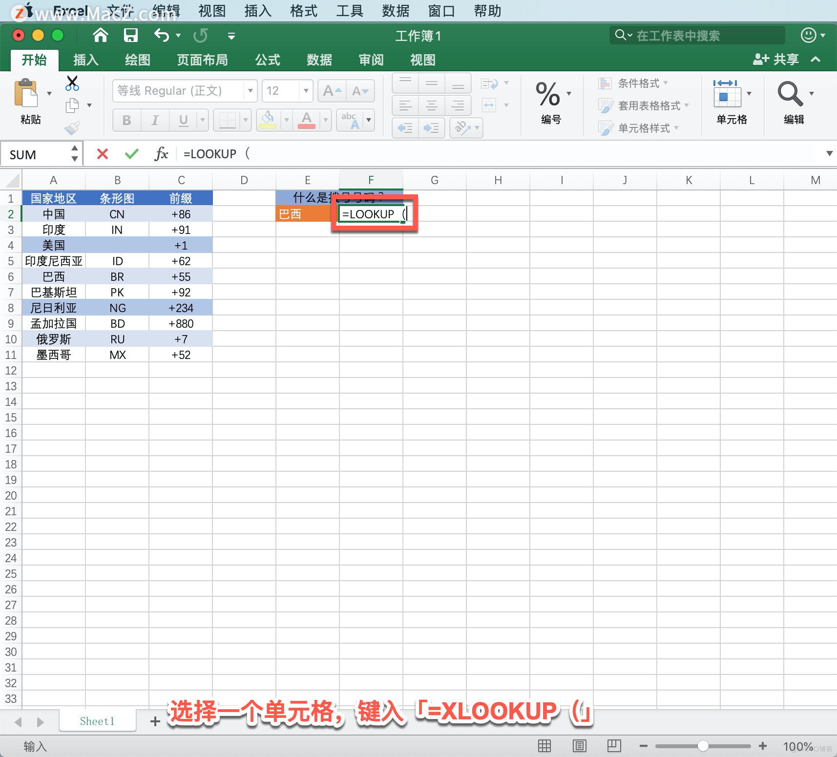 Microsoft Excel 教程，如何在 Excel 中使用 XLOOKUP 函数？_windows软件下载