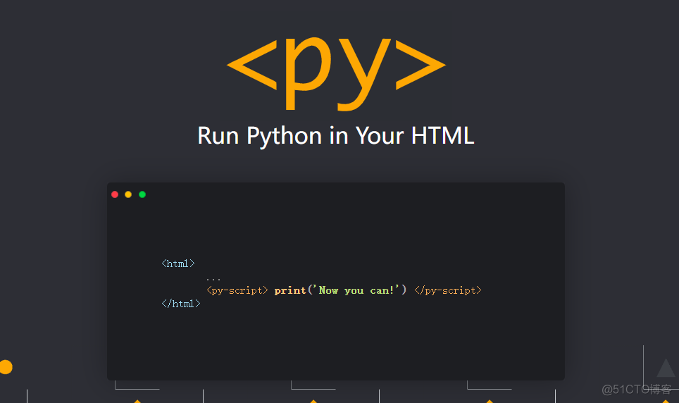 推荐一款新框架PyScript：在 HTML 嵌入 Python 代码！_html