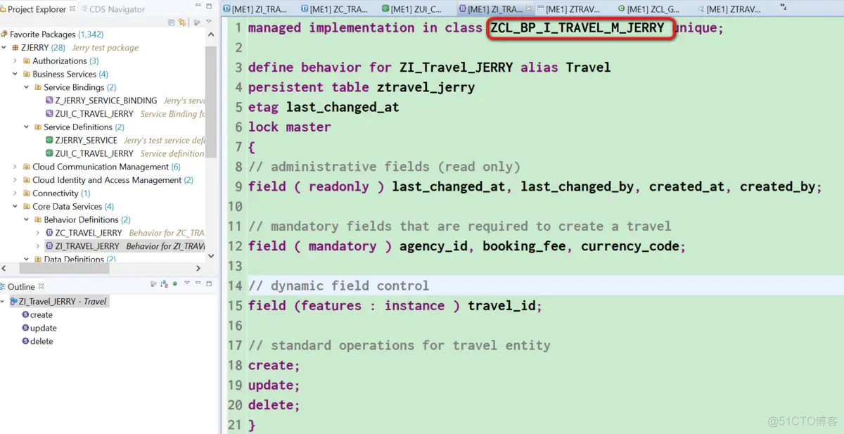 如何使用 Restful ABAP Programming 编程模型开发一个支持增删改查的 Fiori 应用_ide_17
