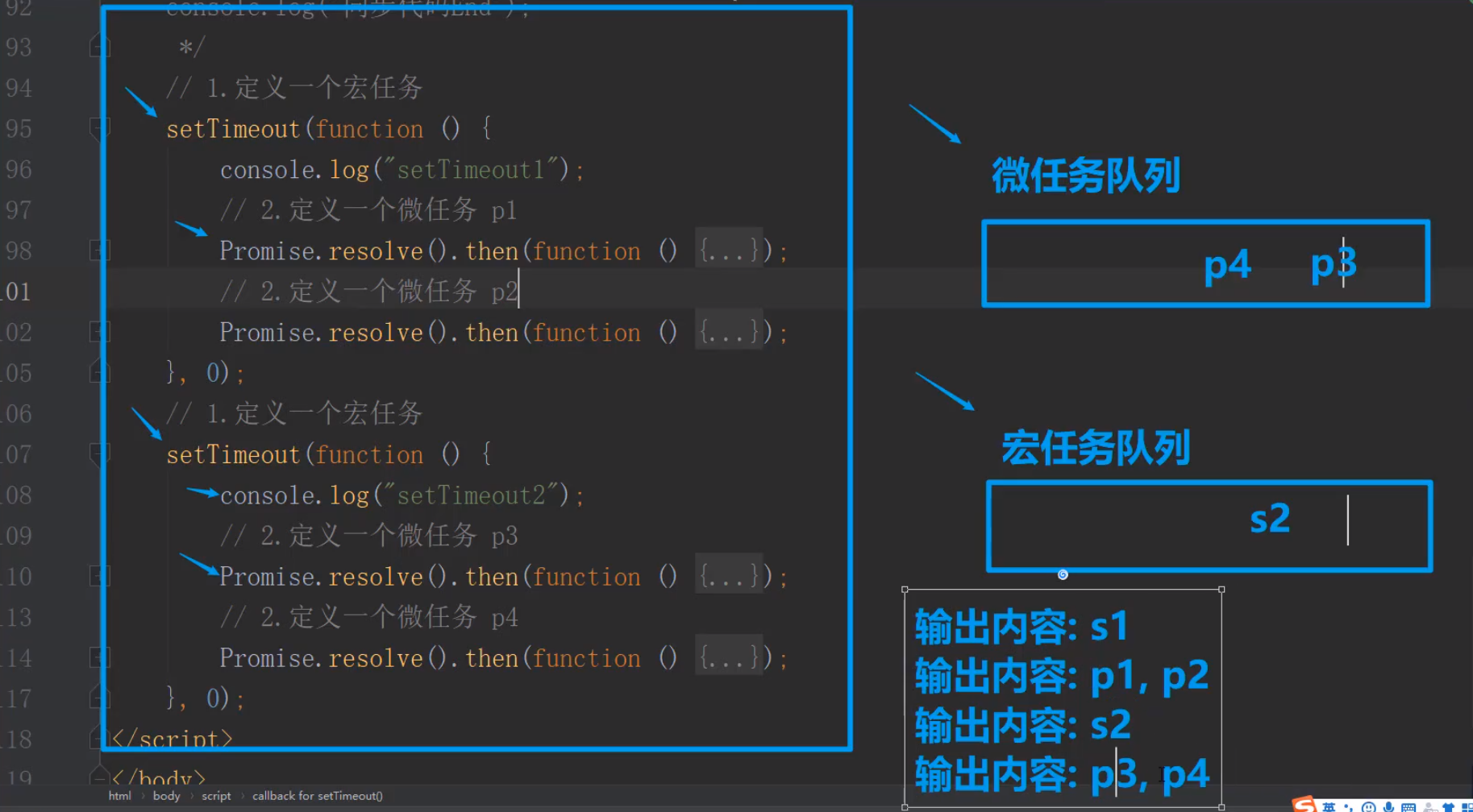 浏览器-EventLoop-完整流程_任务队列_03