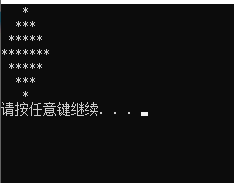 C++利用循环打印菱形星号，字母，空心_ios