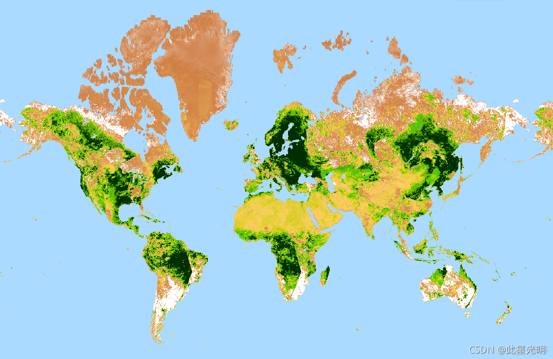 Google Earth Engine ——比Landsat更全的NDVI数据NOAA CDR AVHRR NDVI）1981-2019年0.05 degrees数据集_NOAA