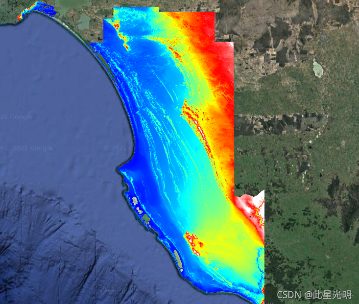 Google Earth Engine ——数据全解析专辑（Australian 5M DEM）澳大利亚5m DEM（局部）！_线性代数_02