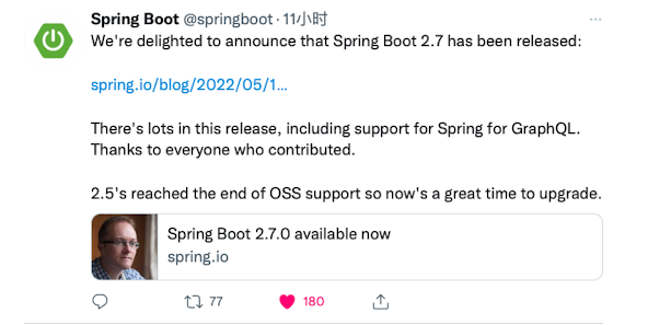 Spring Boot 2.7.0 重磅发布！_mysql