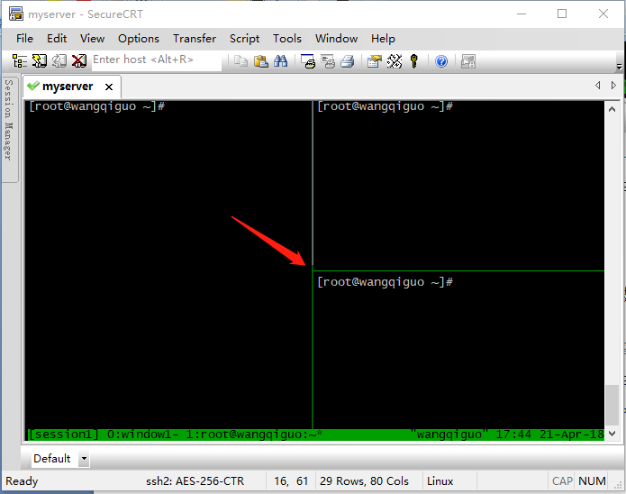 tmux 终端复用详细介绍_后台运行_10