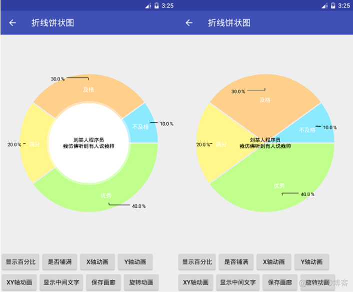 Android图表库MPAndroidChart(八)——饼状图的扩展：折线饼状图_android