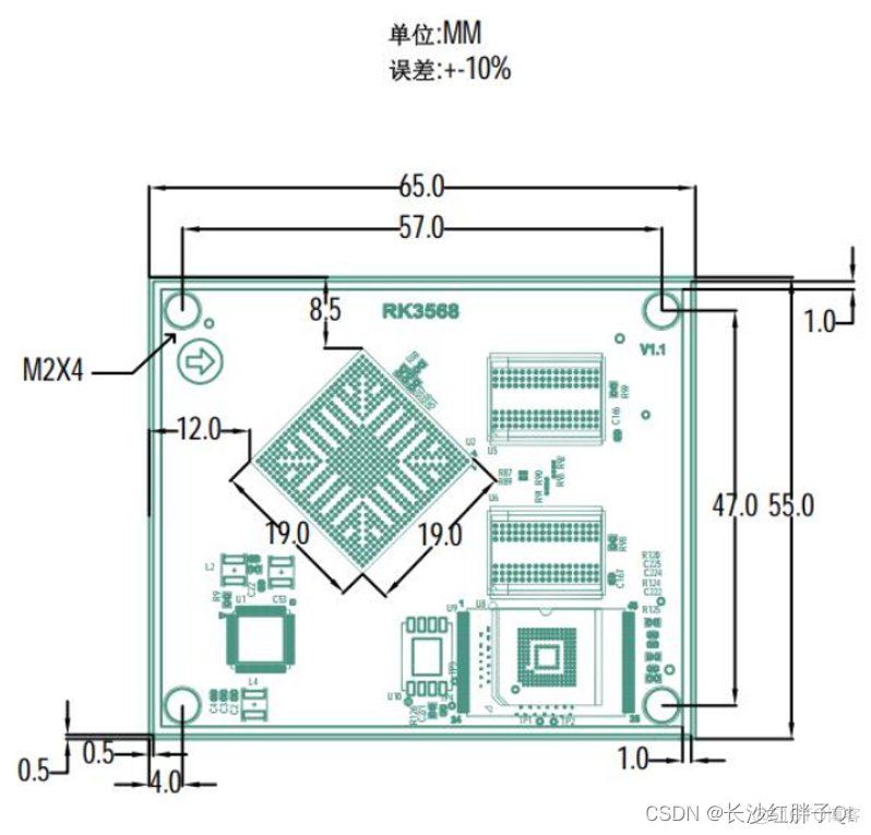 RK3568开发笔记（一）：瑞芯微RK3568芯片介绍，入手开发板的核心板介绍_RK3568芯片_22