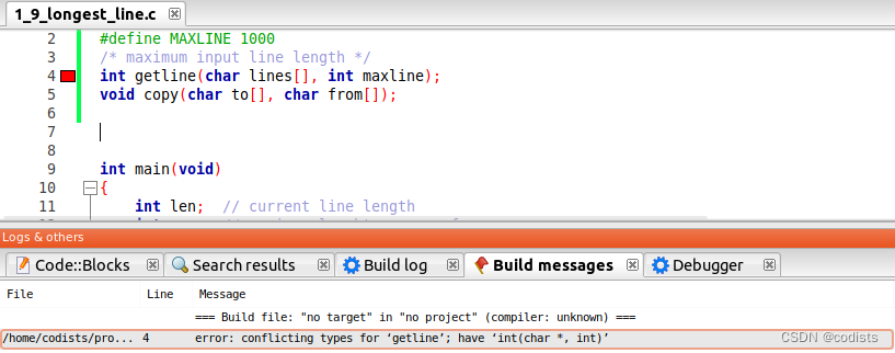 error conflicting types for xxx in c codists的技术博客 51CTO博客 