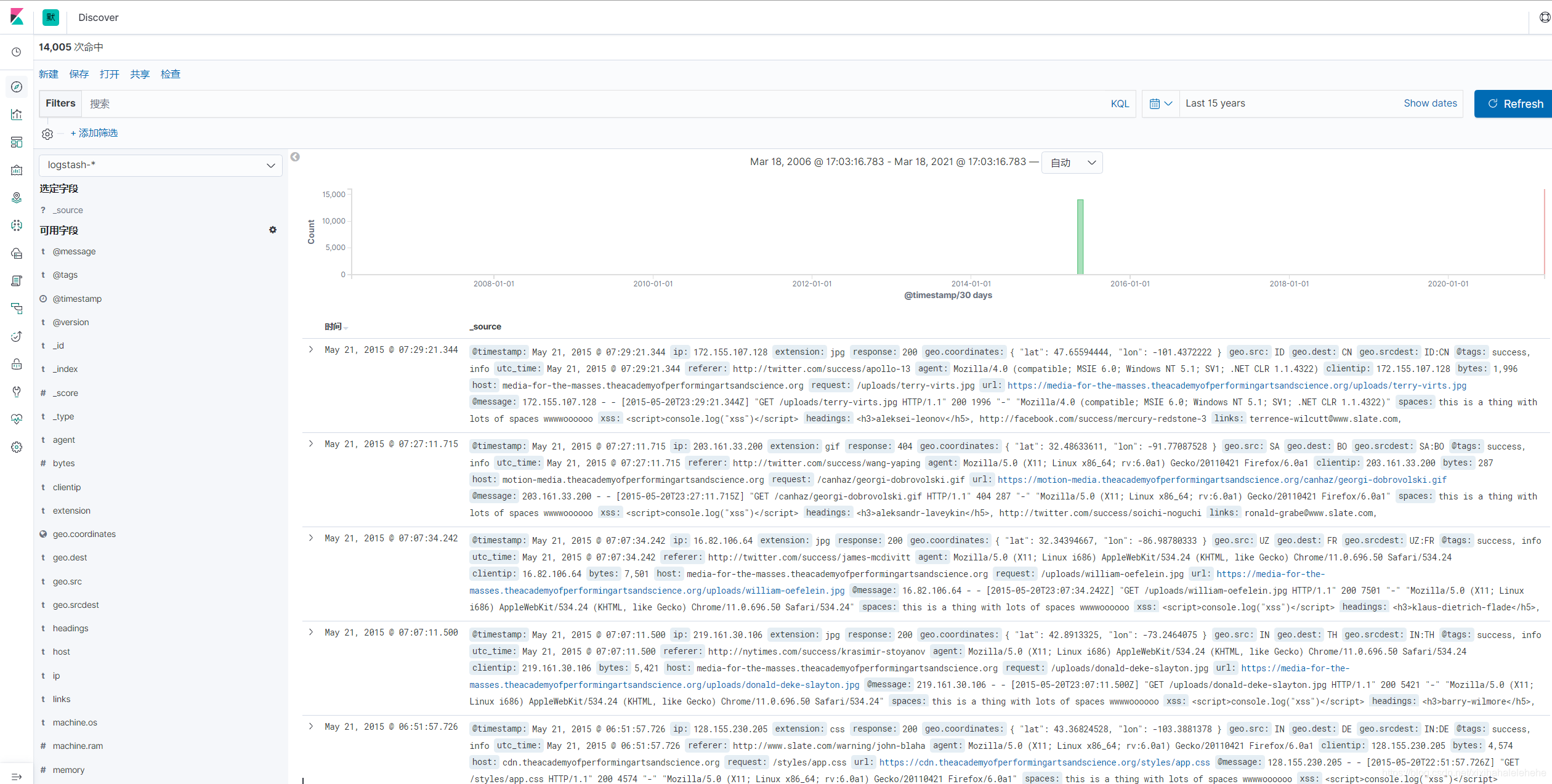 Elasticsearch 基本可视化组件介绍_搜索_02