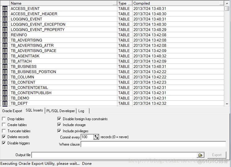 Oracle中快速导入导出数据库的几种方式_sql_08