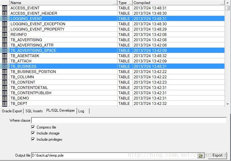 Oracle中快速导入导出数据库的几种方式_oracle_12