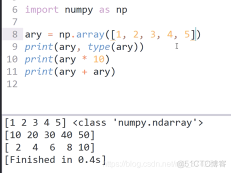 Numpy基础(part1)--ndarray数组_数据分析