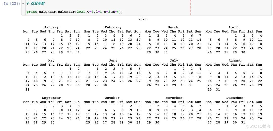 【Python】Python时间序列之calendar模块_python_15