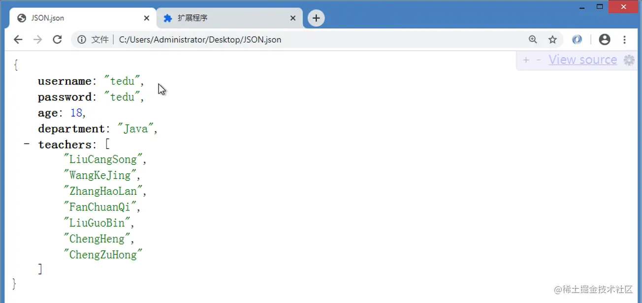 在 Chrome 浏览器中安装 JSON 显示插件_Chrome_07