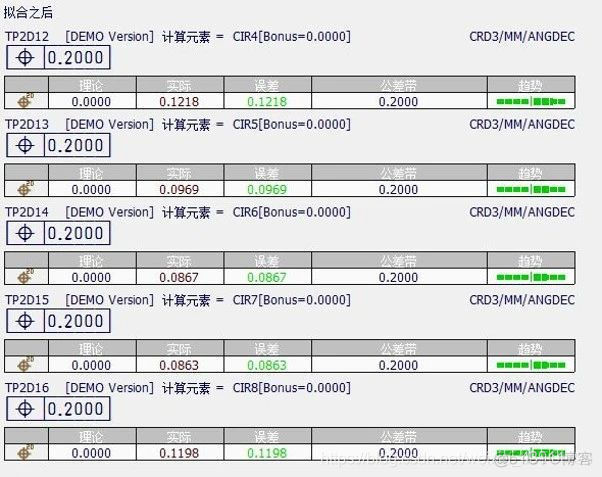 RationalDmis 2020 检测孔组位置度_连线_09