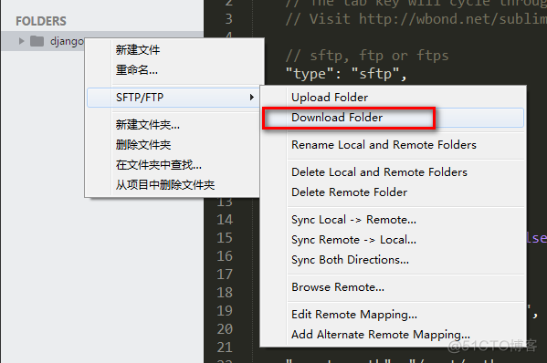 Sublime Text 3 常用插件 —— SFTP_侧边栏_13