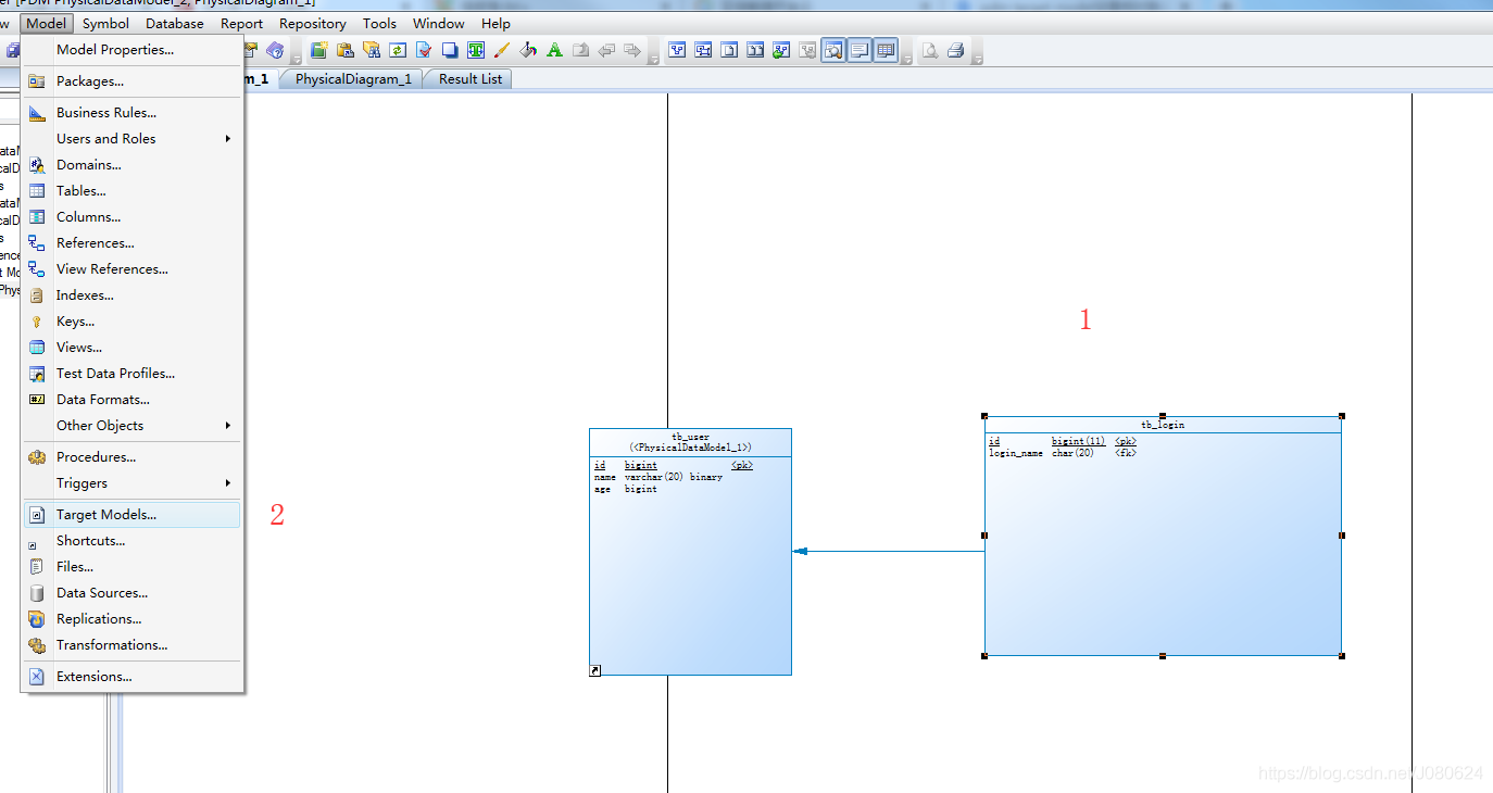 PowerDesiger16与MySQL操作互转_mysql_38