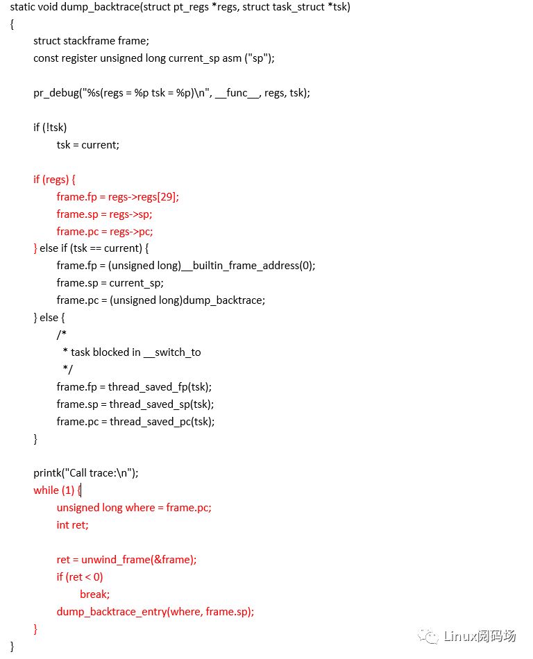 Linux内核的栈回溯与妙用_寄存器_11