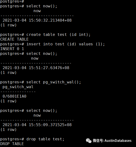 POSTGRESQL V12  PG_BASEBACKUP 进行PITR恢数据与PITR 原理_postgresql_06