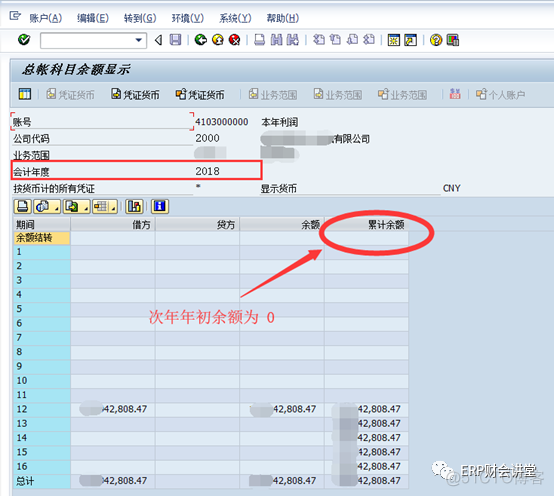 SAP软件 年末利润结转_o_07