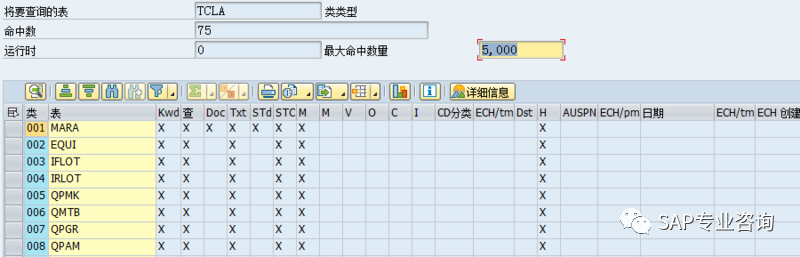 SAP 物料特性值相关表_主键_03