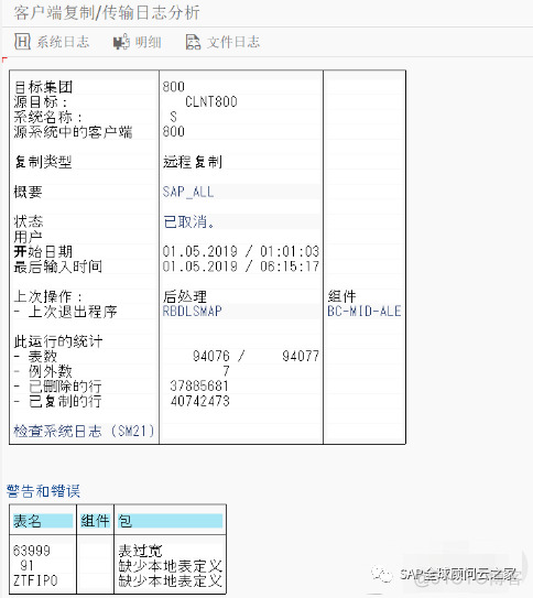 SAP S/4 Client Copy 数据同步_客户端_05