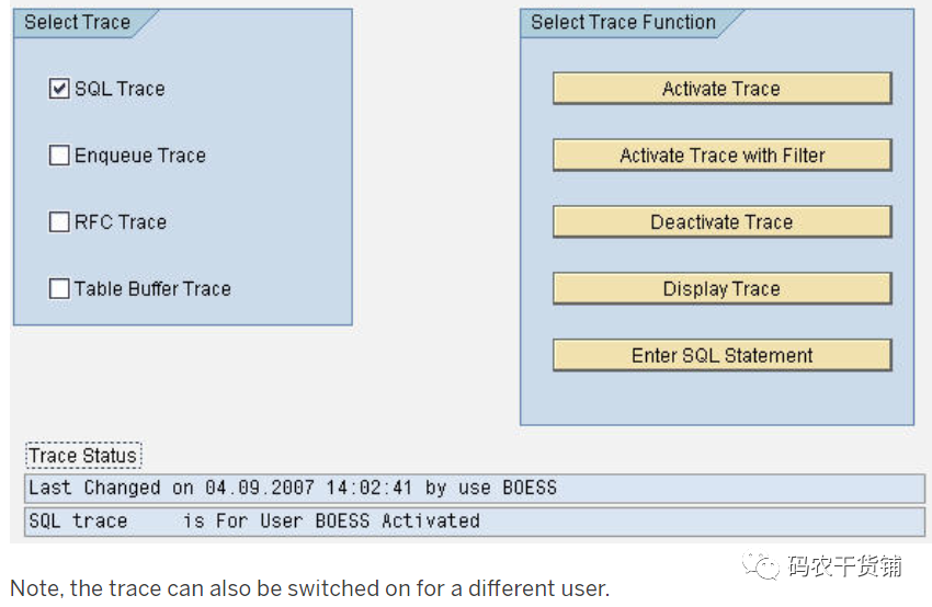 The SQL Trace (ST05)  Quick and Easy_ide