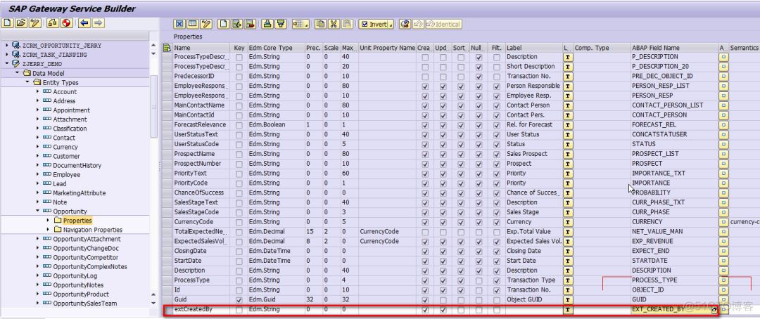 SAP CRM Fiori端到端的字段扩展教程_字段_10