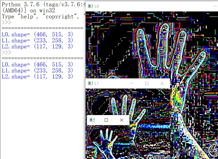 opencv 图像金字塔(python)_OpenCV_08