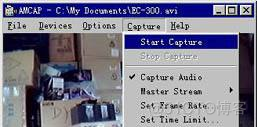 摄像头捕获视频流软件AMCAP使用教程（视频采集捕获处理媒体制作微型软件）_文件名_04