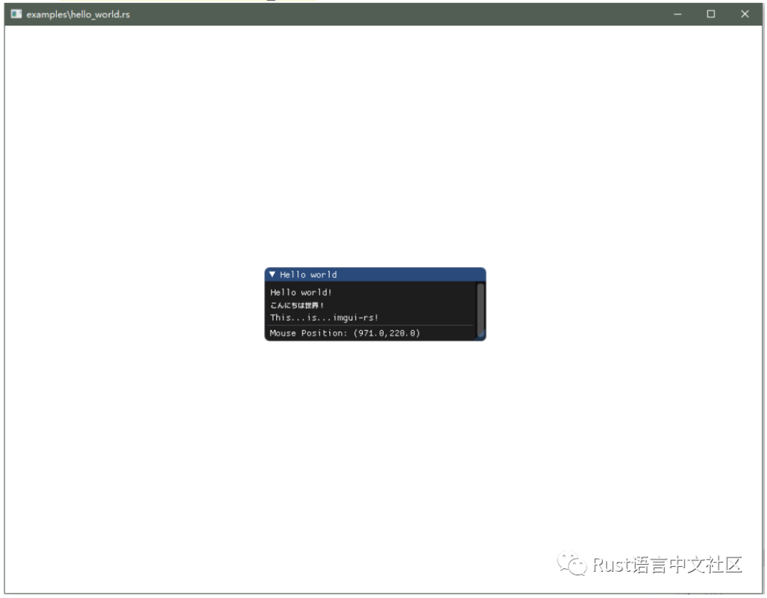 【每周一库】 imgui-rs - Rust下的Dear ImGui binding_github