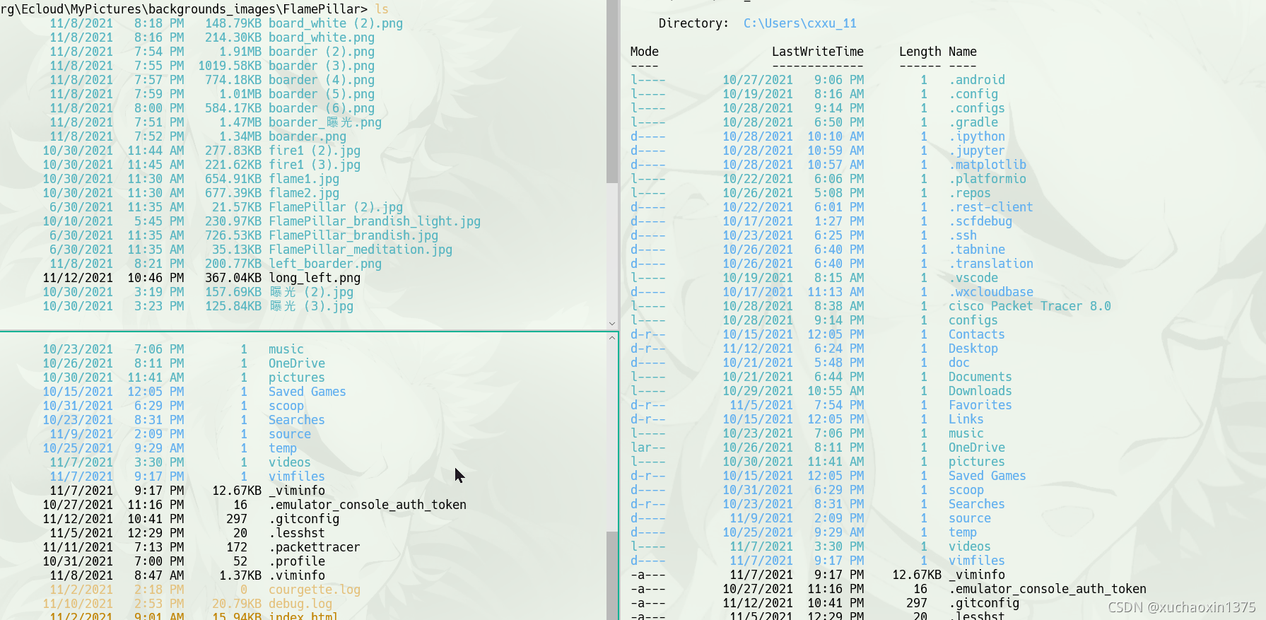 windows terminal shell_彩色背景图/不伤眼方案（opacity）_不透明度_03