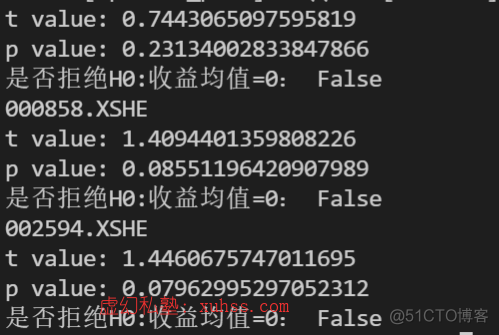 Python量化交易实战-27使用P值验证策略的可靠性_数据_03