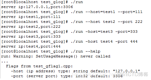 C++ gflas示例_gflags