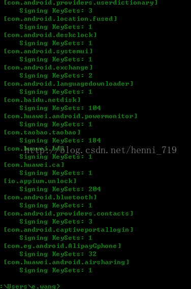 adb shell dumpsys [options]操作实例讲解-----（二）_dumpsys package操作说明_03