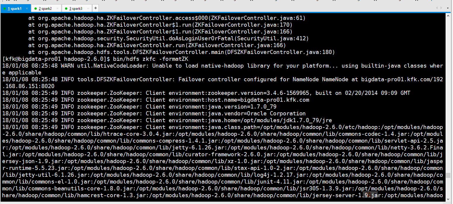 spark新闻项目环境搭建_zookeeper_204