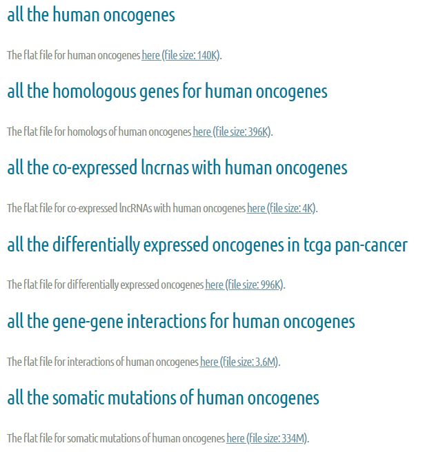 ONGene:基于文献检索的肿瘤基因数据库_数据_08